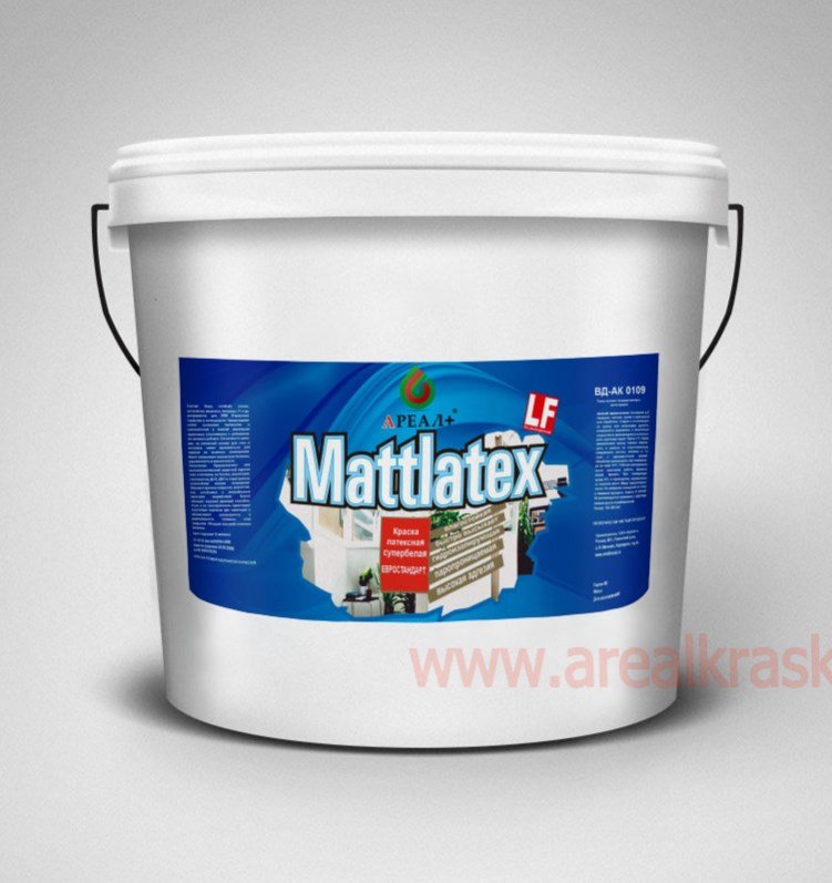 Краска латексная водно-дисперсионная Матлатекс (ВД-АК 0109) - 14 кг